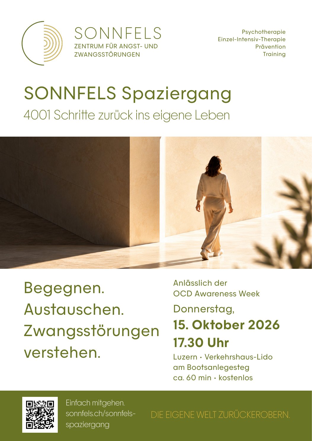 Plakat SONNFELS Spaziergang